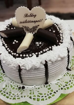 Túró rudi torta recept fotója