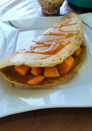 Una foto de Panqueques de avena con semillas. (Sin azúcar ni harina)