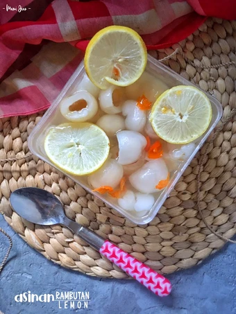 Easy Ways Prepare Recipes Asinan Rambutan Lemon the Can Spoil the Tongue Appealing.