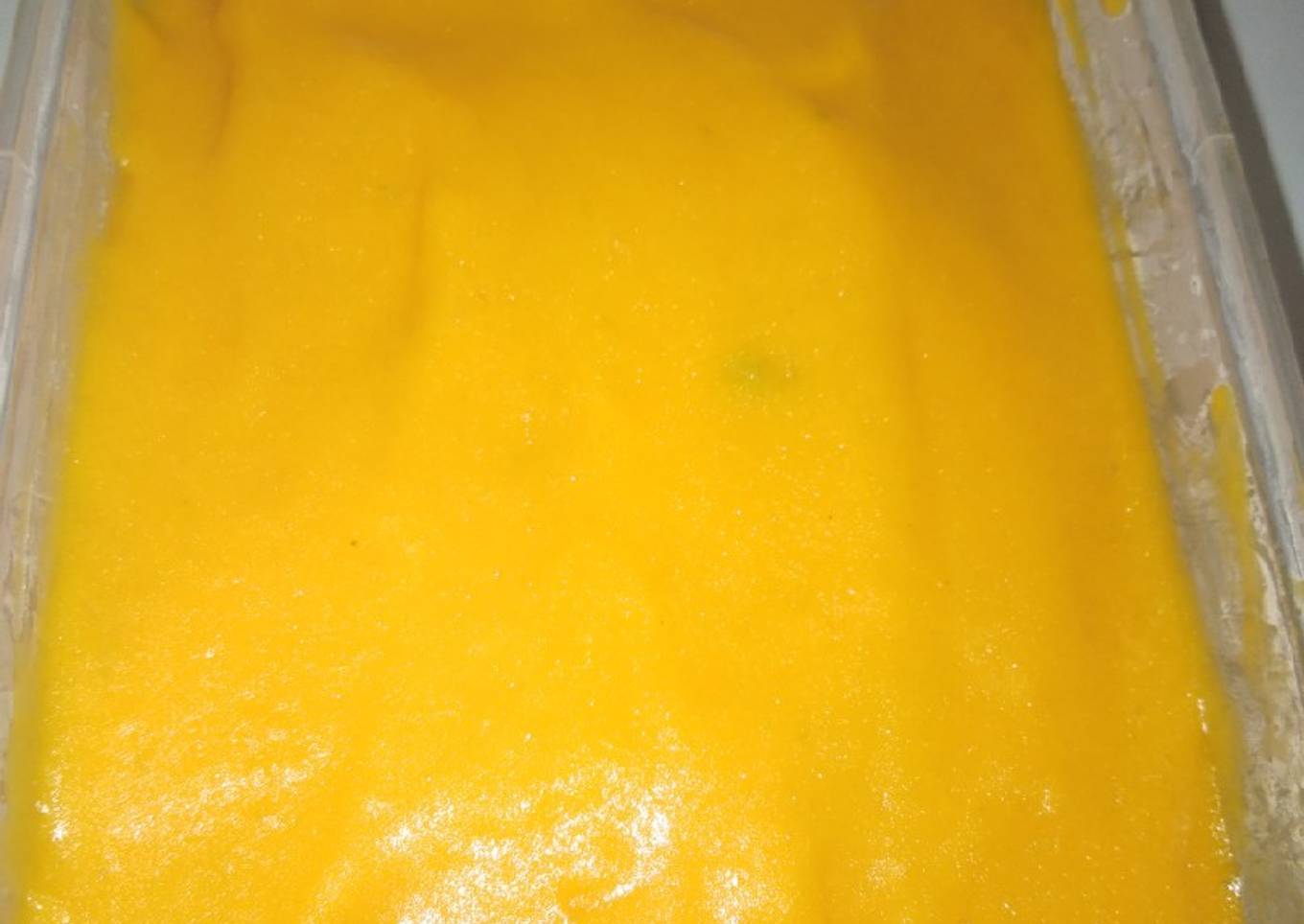 Sorbet mangga simple