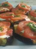 Pizza de berenjenas
