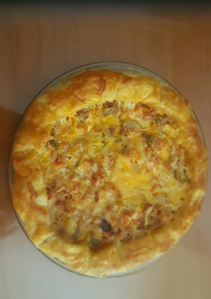 Una foto de Tarta salada a mi manera