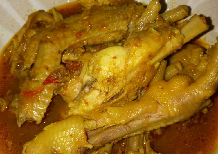 Ayam balungan rica rica