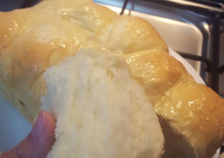 Caranya Memasak Hokkaido milk bread (poolish) Sedap Nikmat