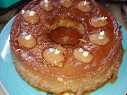 Una foto de postre de leche chocolatada