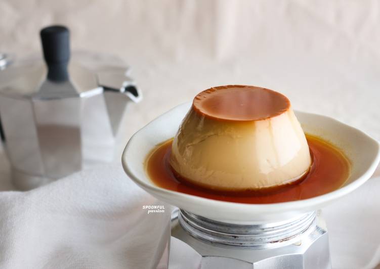 Steps to Prepare Ultimate Coffee Crème Caramel