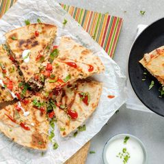 A picture of Egg Quesadillas.