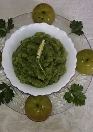 A picture of Aamlokir chutney.