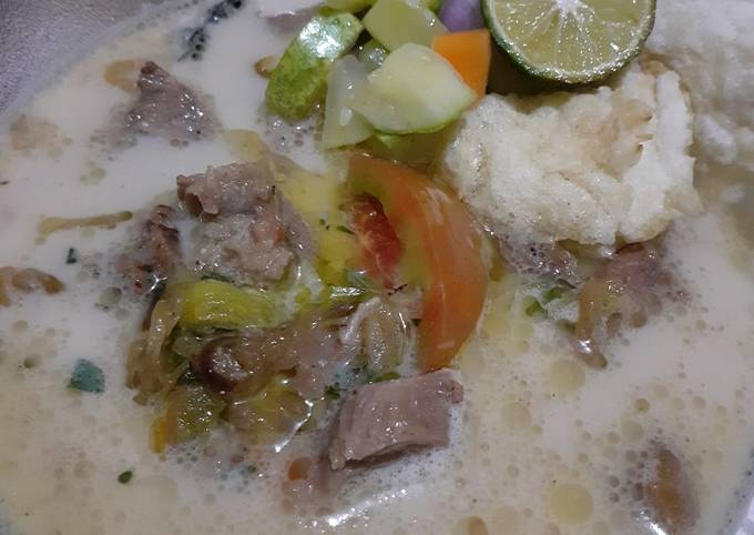 Soto betawi kuah susu