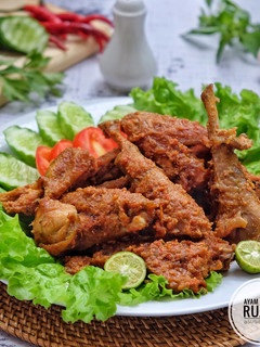Foto resep Ayam panggang bumbu rujak