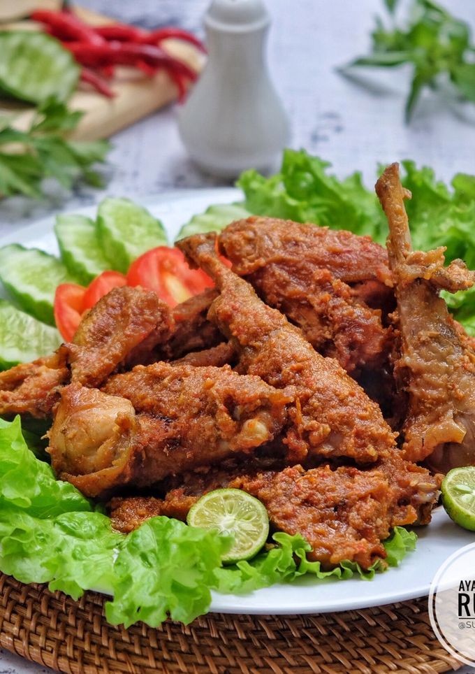 Foto resep Ayam panggang bumbu rujak