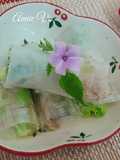 Gỏi cuốn với mì lá tươi