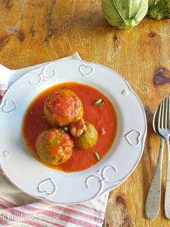 Foto di Zucchine ripiene di carne