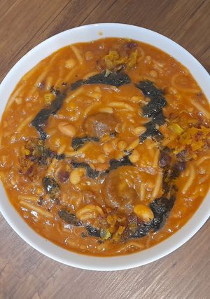 عکسی از دستور آش میوه اردبیل(آش رشته اردبیل)