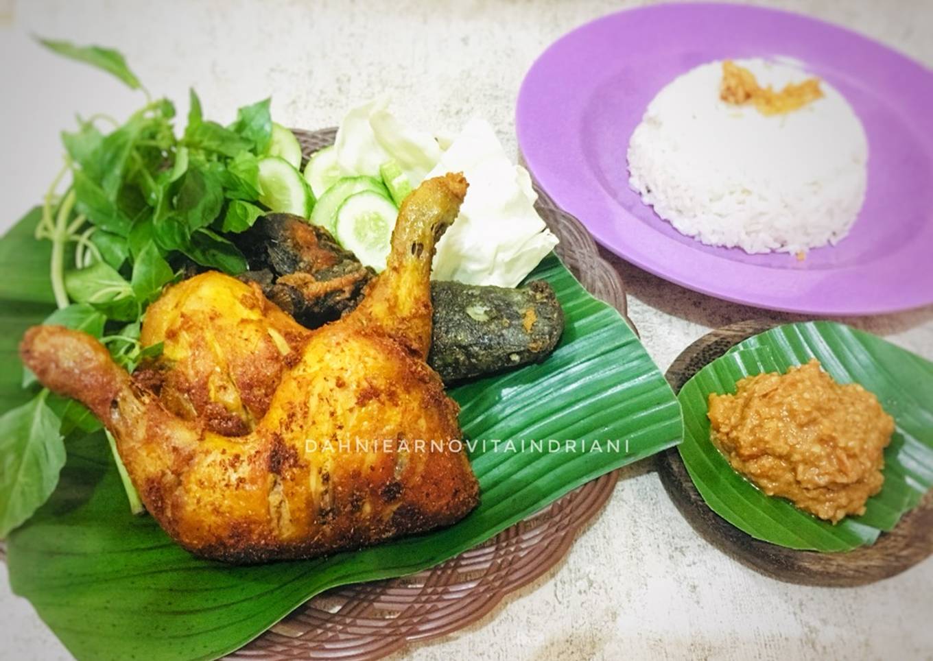 Pecel Ayam Lalapan (Lamongan)