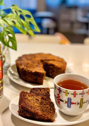 Foto resep Bolu Pisang Kopi Caramel 🍌