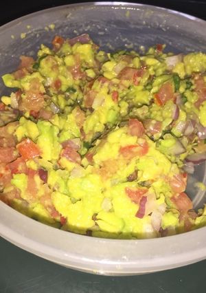 Una foto de Guacamole Casero
