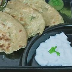 A picture of Aloo methi ka paratha.