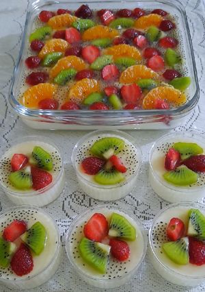 Foto resep Puding buah