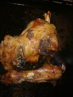 Una foto de Pierna de cordero al horno "apto para diabéticos"