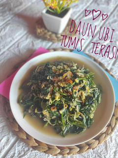 Foto resep 79. Daun Ubi Tumis Terasi
