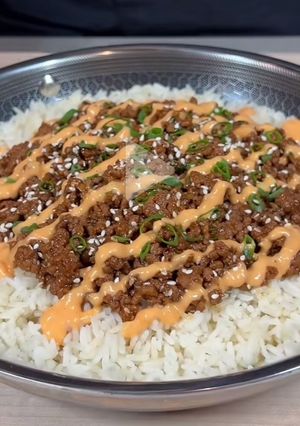 A picture of Korean Beef Rice Bowl.