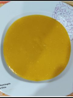 Una foto de Sopa crema de calabaza