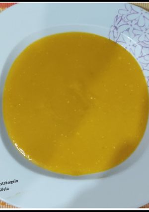 Una foto de Sopa crema de calabaza