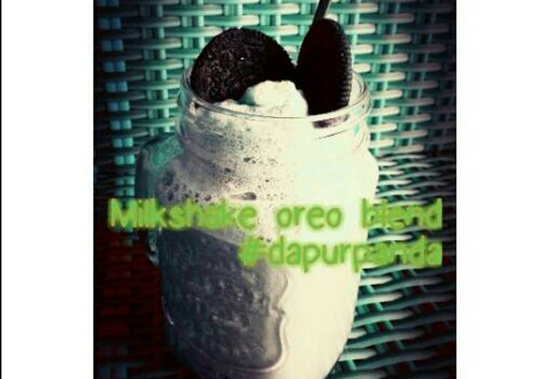 Recipe: Delicious Milkshake oreo blend