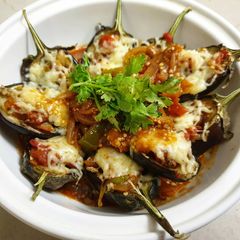A picture of Baingan Masala (Baked Aubergines).