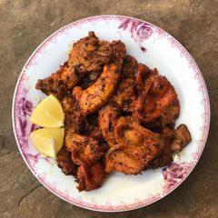 A picture of Tikka Chicken Giblets #authorsmarathon.
