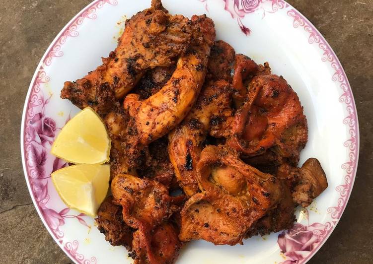 Easiest Way to Prepare Super Quick Homemade Tikka Chicken Giblets #authorsmarathon