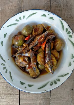 Foto resep Tumis Ikan Asin dan Terong Gelatik