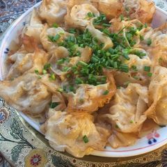 A picture of Steamed Fried Wantan with Gourd Melon (Tougan).