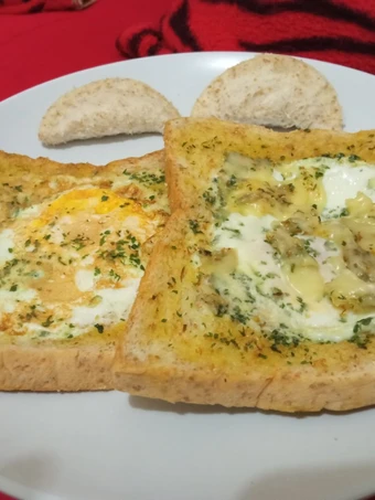 Cara Mudah Menyiapkan Resep Roti panggang teflon telor keju yang Lezat Anti Ribet, Mantap Sekali