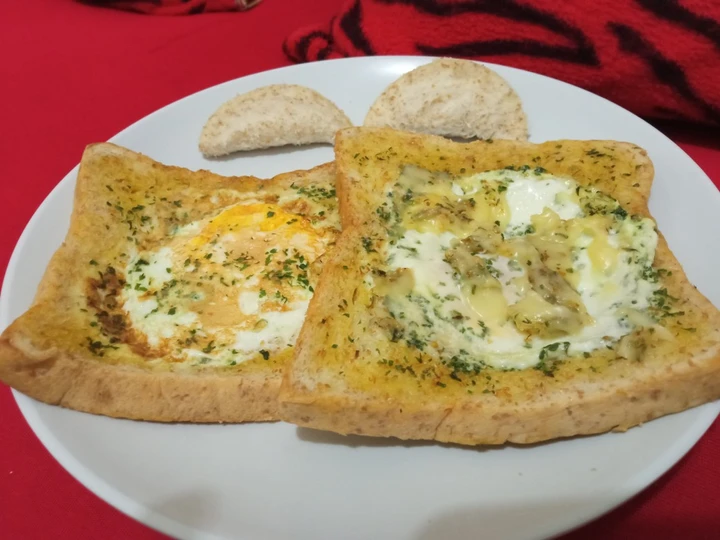 Cara Mudah Menyiapkan Resep Roti panggang teflon telor keju yang Lezat Anti Ribet, Mantap Sekali