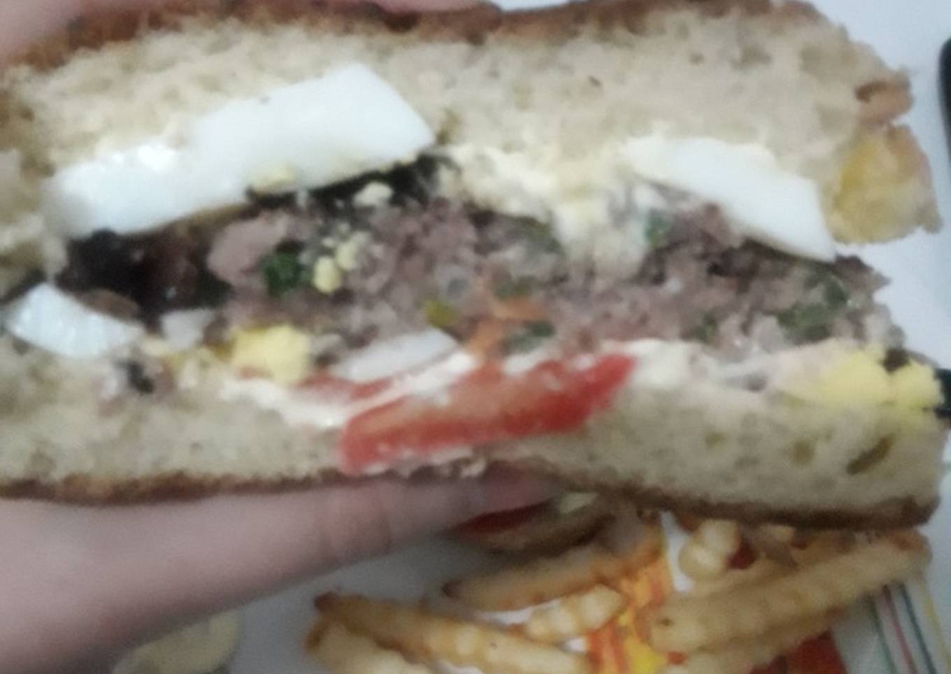 Hamburguesa de carne π
