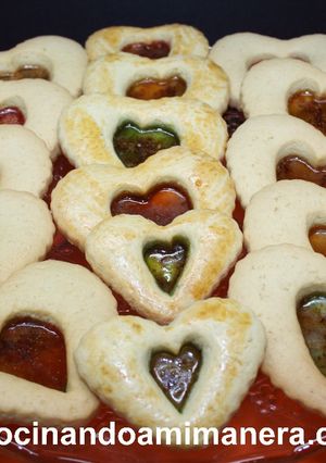 Foto principal de Galletas corazón de caramelo