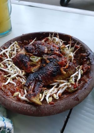 Foto resep Ayam bakar sambal touge