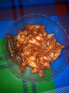 Foto resep Cumi asin balado