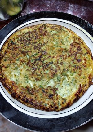 Una foto de Tortilla de zapallitos