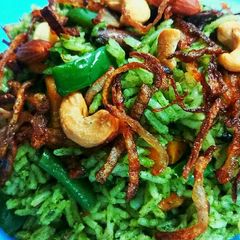 A picture of Mint Pulao.