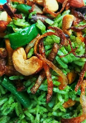 A picture of Mint Pulao.