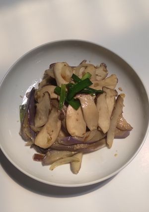 Foto resep Tumis Jamur King Oyster dan Terong Ungu