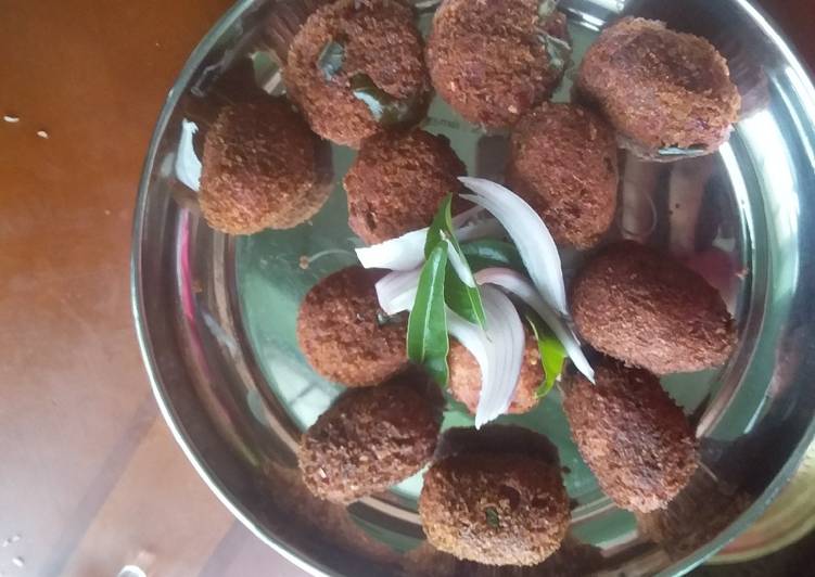 Beetroot and Raw banana cutlet