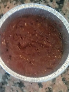 Una foto de Mousse de chocolate