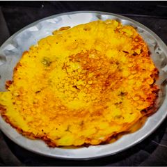 A picture of Besan Chilla /Savoury Gramflour Pancake.