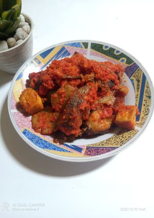 Foto resep Ikan Nila goreng jengkol balado