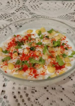A picture of Boondi raita.