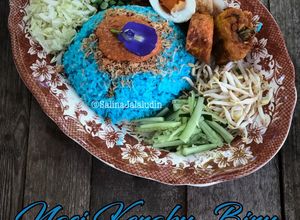 Gambar Nasi Kerabu Biru